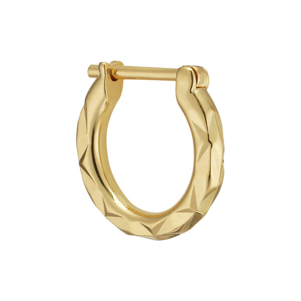 Tiny Rhombus ørering, gull, Jane Kønig