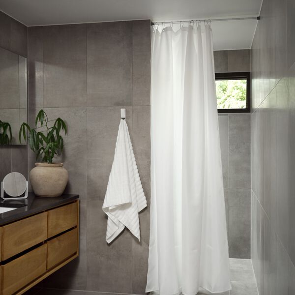 Lux dusjforheng, white, Zone Denmark