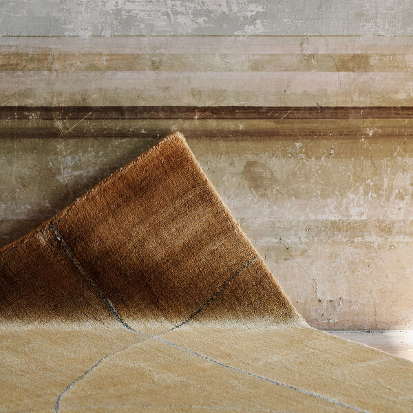 Circulus gulvteppe, ochre, Linie Design