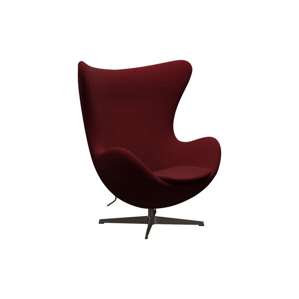 Egg&trade; 3316 loungestol, Christianshavn 1140 red uni/brown bronze, Fritz Hansen