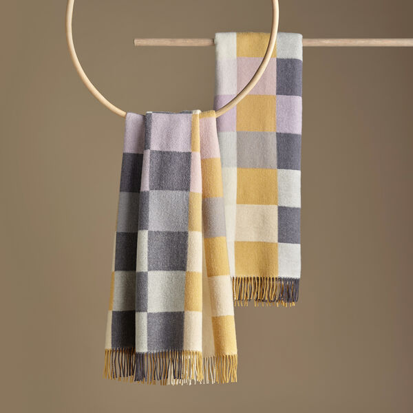 Plain Beat pledd, 01221 honey rose, Silkeborg Uldspinderi