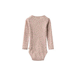 Wool Body L/S Lucca, 1359 pale lilac flowers, Wheat