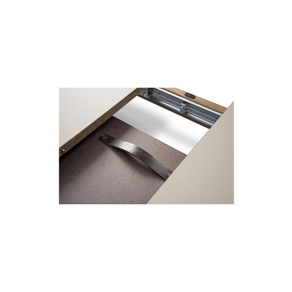 6490 Ana uttrekksbord, almond/r&oslash;kt eik, Fredericia Furniture