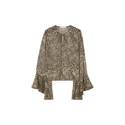 Jennifer Blouse Leo Lurex, gold brown shimmer, Ida Sj&ouml;stedt