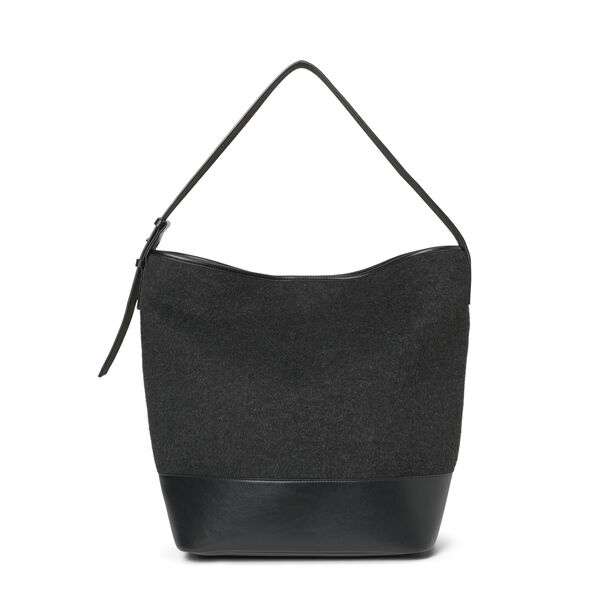 Day Lux Wool Tote, dark grey mel, DAY ET