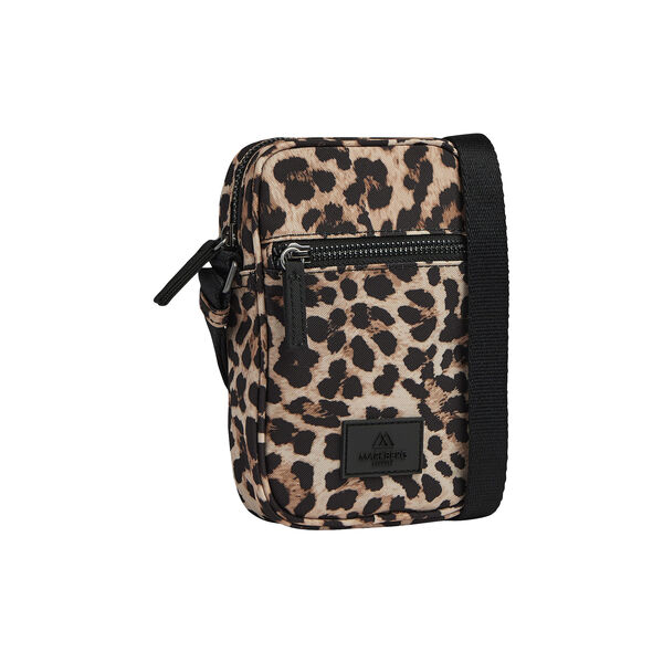 StateMBG Mini Crossbody-veske resirkulert, leopard, Markberg