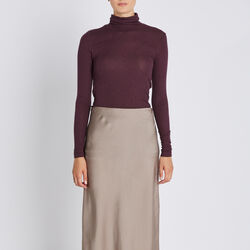 AngelaBB Roll neck, bordeaux, Bruuns Bazaar