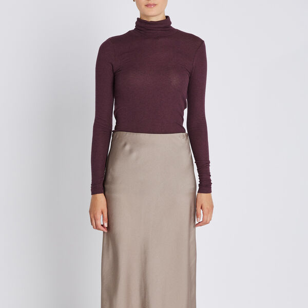 AngelaBB Roll neck, bordeaux, Bruuns Bazaar
