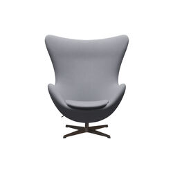 Egg&trade; 3316 loungestol, Christianshavn 1170 light grey uni/brown bronze, Fritz Hansen