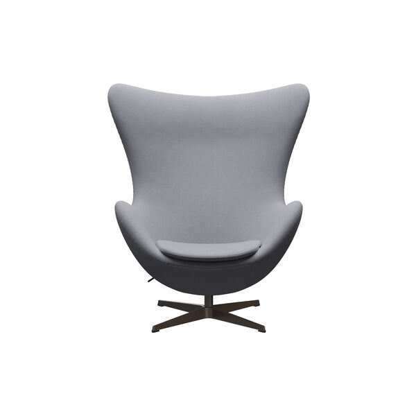 Egg&trade; 3316 loungestol, Christianshavn 1170 light grey uni/brown bronze, Fritz Hansen