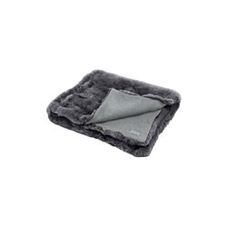 LUIS sengeteppe, graphite grey, WEICH Couture Alpaca