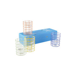 Amalfi glass 4 stk., multi, Jonathan Adler