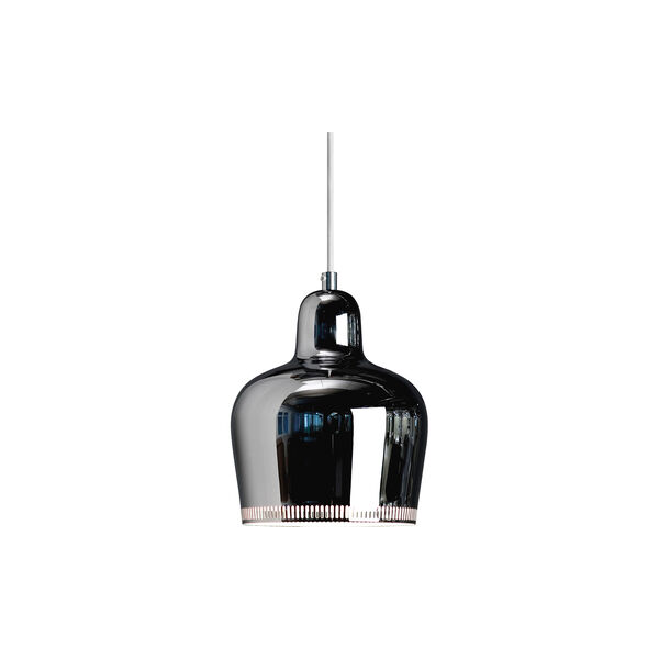 Pendant Light A330S “Golden Bell“, chrome-plated, Artek