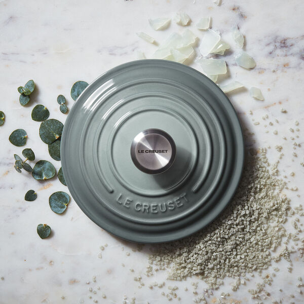 Signature rund gryte &Oslash; 26 cm, sea salt, Le Creuset