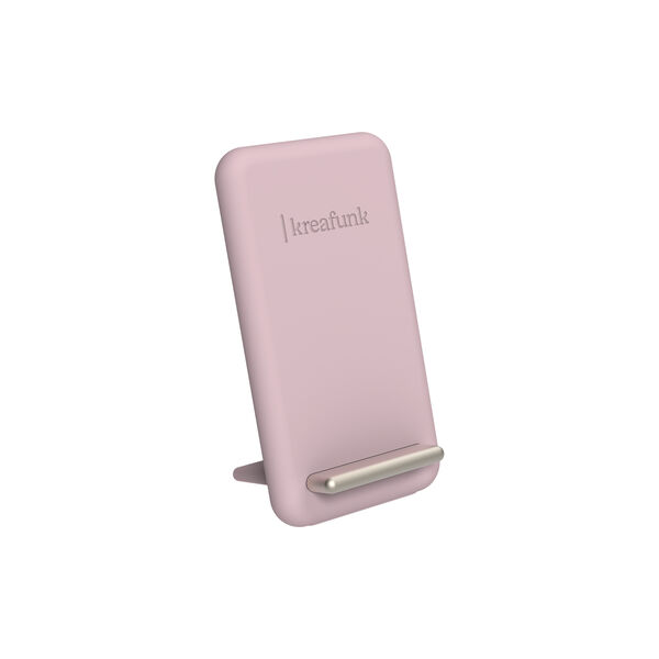 reCHARGE trådløs powerbank, dusty rose, Kreafunk