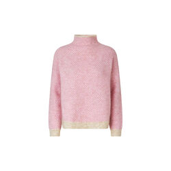 Capella Knit T-Neck, pink cosmos, Second Female