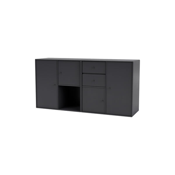 COUPLE bred skjenk, 04 anthracite, Montana Furniture