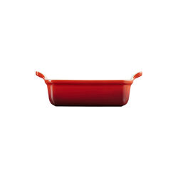 Heritage rektangulært fat 19 cm, cerise, Le Creuset