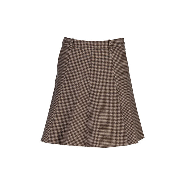 Houndstooth Flare Skirt, faded taupe, Gant