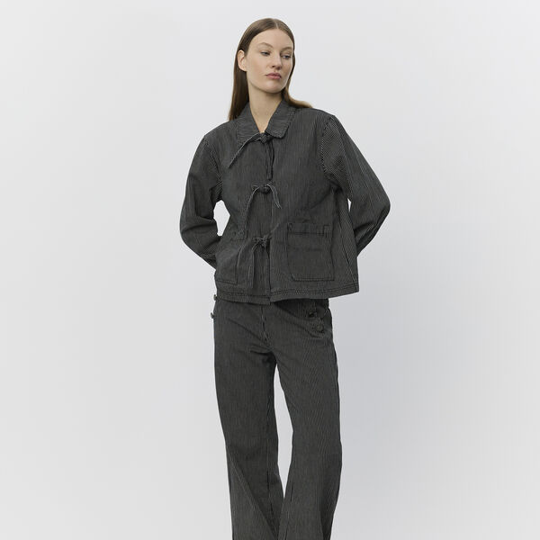 Marlosw Jacket, black striped, Sofie Schnoor