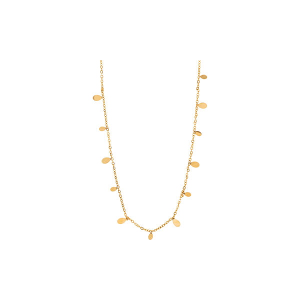 Lia - Tiny Oval halskjede, gull, timi of Sweden