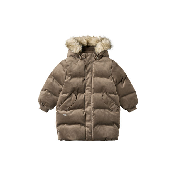 Puffer Jacket Vinteren, 1138 dry wood, Wheat