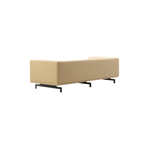 4511 Delphi 3 seter sofa, keiga 422/black, Fredericia Furniture