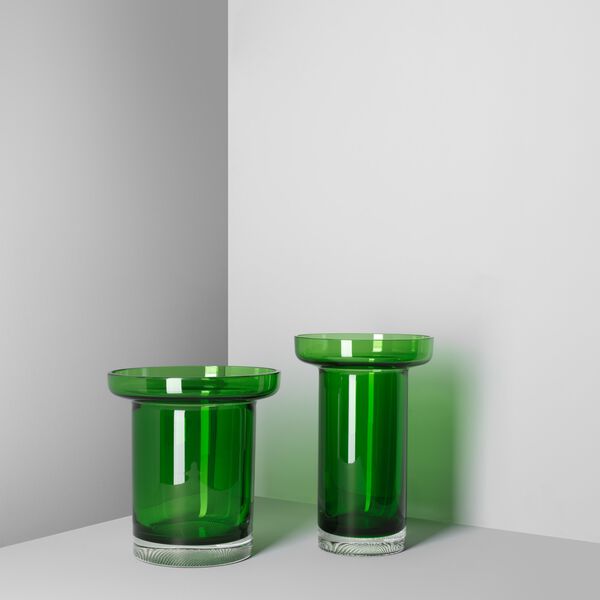 Limelight Rose Vase, green, Kosta Boda