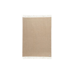 Herringbone ullpledd, taupe beige, Gant