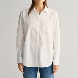 REL POPLIN SHIRT, white, Gant