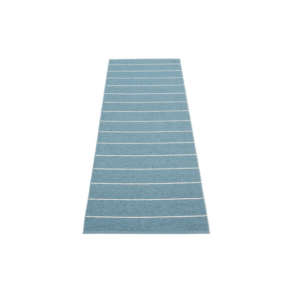 Carl gulvl&oslash;per, blue fog/dove blue/vanilla, Pappelina