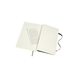 Classic Double Notebook linjert/blank, sort, Moleskine
