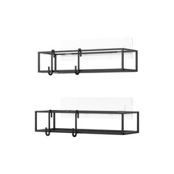 CUBIKO  Dusjhyller, 2 stk, Umbra