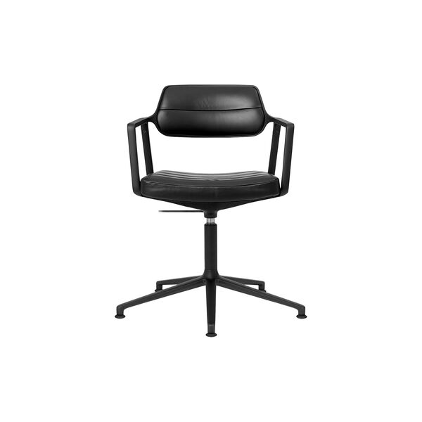 VIPP453 Swivel+ Chair with Gliders, black/black VIPP453 Swivel+ Chair with Gliders, black/black, Vipp