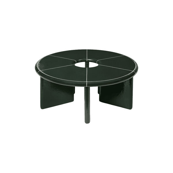 Deya sofabord &Oslash;80, dark green, Ferm Living