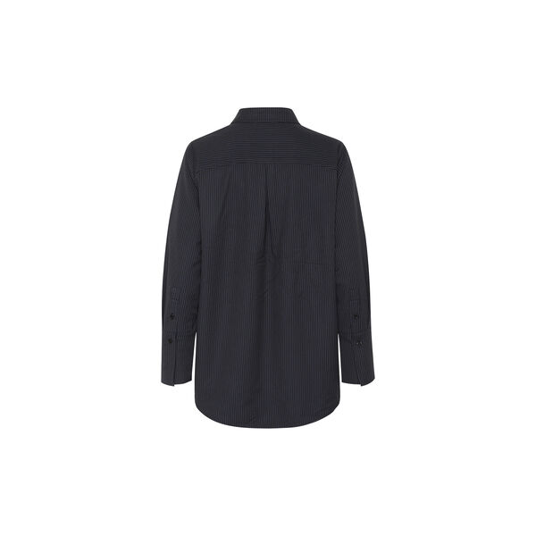 VittaMW Skjorte, mørksafirblå m. stripe, My Essential Wardrobe