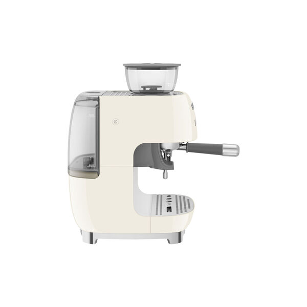 Kaffetrakter med kvern, krem, Smeg