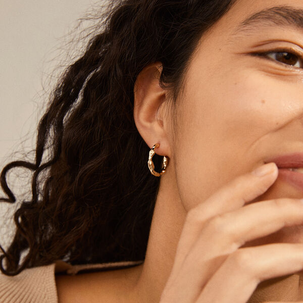 ZION Organic Shaped hoops medium, gullbelagt, Pilgrim