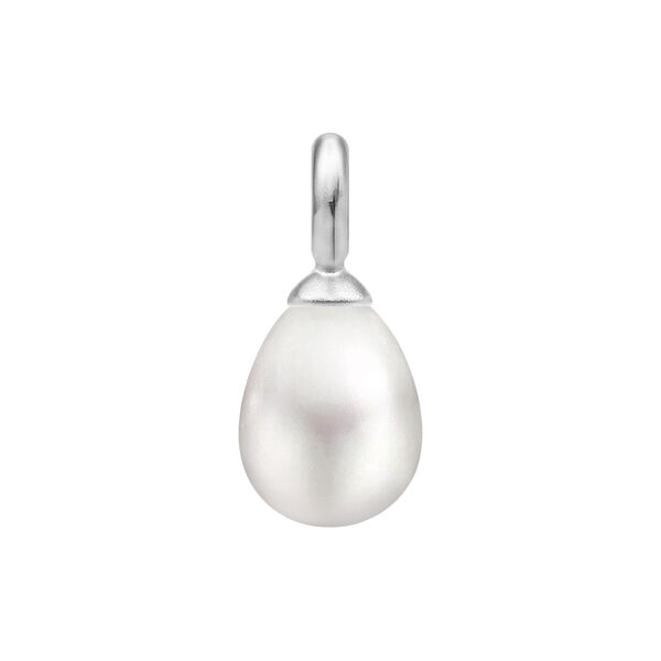 Afrodite anheng, silver/white pearl, Julie Sandlau