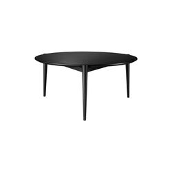 D102 S&oslash;s Sofabord, jet black, FDB M&oslash;bler