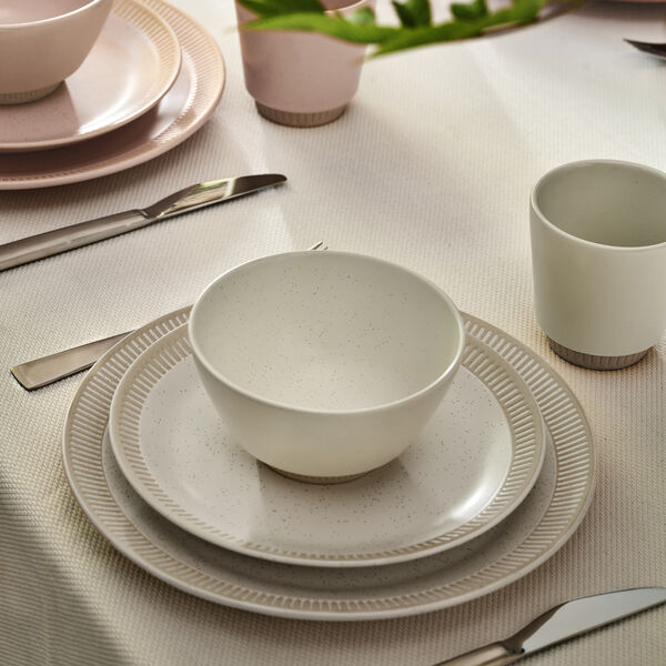 Colorit tallerken &Oslash; 22 cm, sand, Knabstrup Keramik