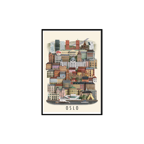 Oslo plakat A3, Martin Schwartz
