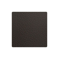 Square glassbrikke, bull brun, LIND DNA