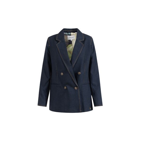 Blazer med dobbelt revers, nattblå, Coster Copenhagen