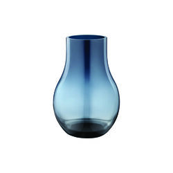 Cafu vase, m&oslash;rkebl&aring;, Georg Jensen