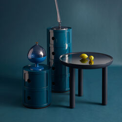 COMPONIBILI 3 ELEMENTI oppbevaringsbord, blue, Kartell