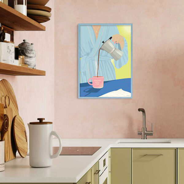 KAFFE FØRST, FOLK SENERE plakat, ViSSEVASSE