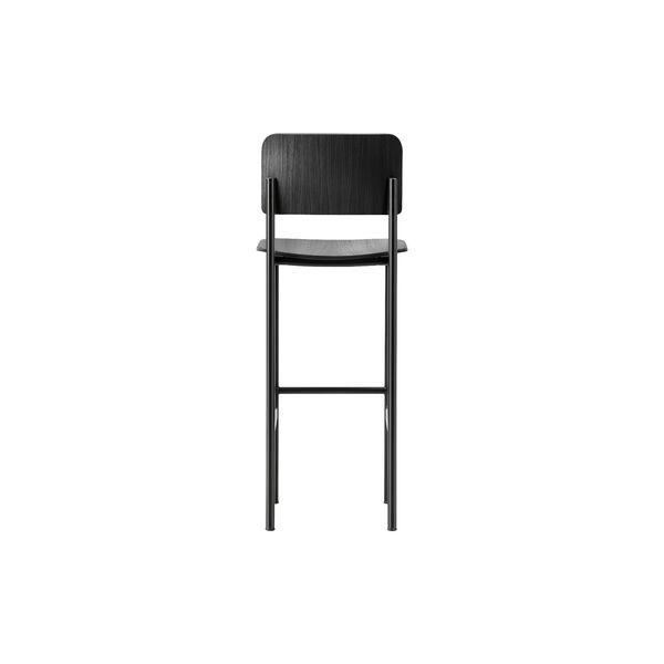 Plan Barstool, svart lakkert ash/svart, Fredericia Furniture