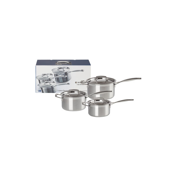 3-PLY grytesett 3 deler, Le Creuset