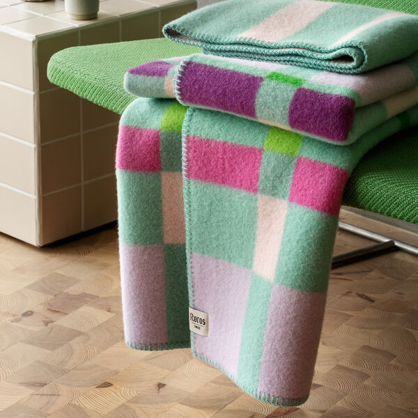 City Pledd, Mint, R&oslash;ros Tweed